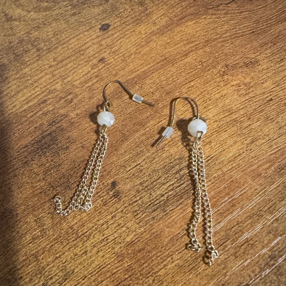 FREE WITH PURCHASE Gold Dangle Earrings